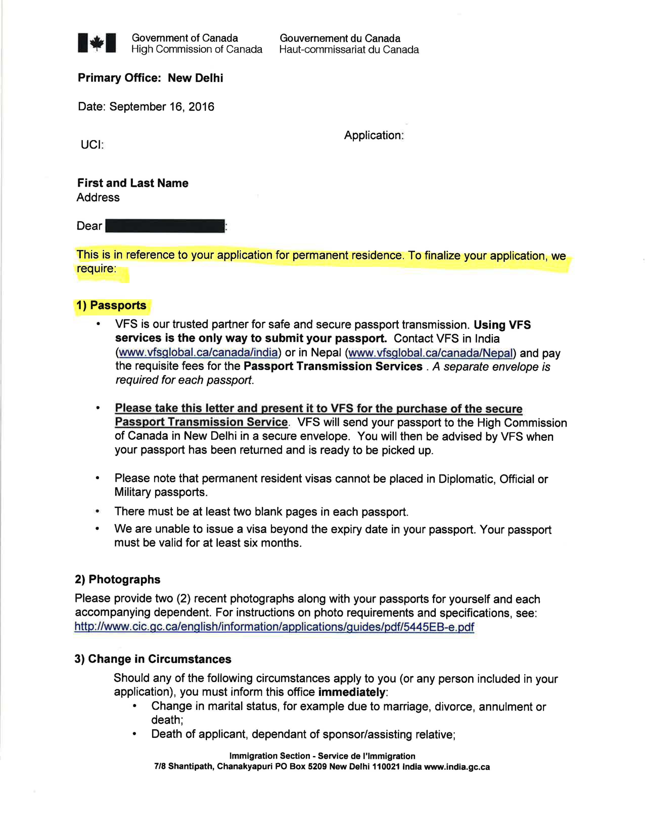 passport-request-letter-that-indicates-permanent-resident-visa-issuance